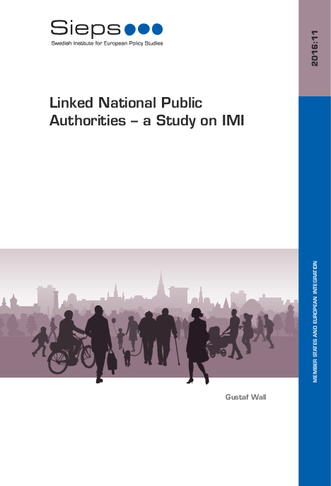 Linked National Public Authorities – a Study on IMI (2016:11)