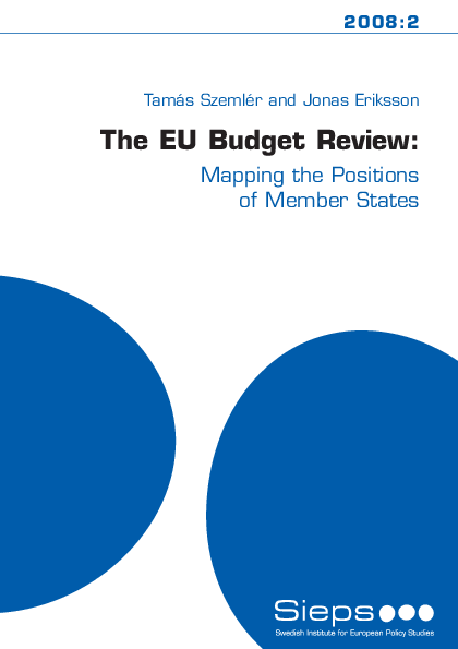 The EU Budget Review: Mapping the Positions of Member States (2008:2)